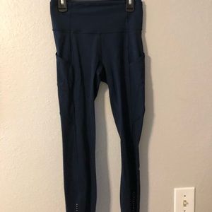 Navy Lululemon speed up tight 25”
